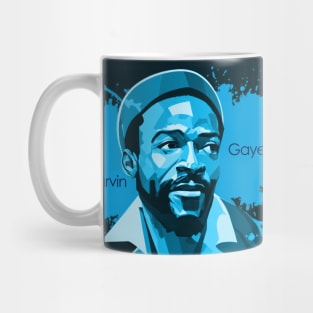 Marvin Gaye Abstract Mug